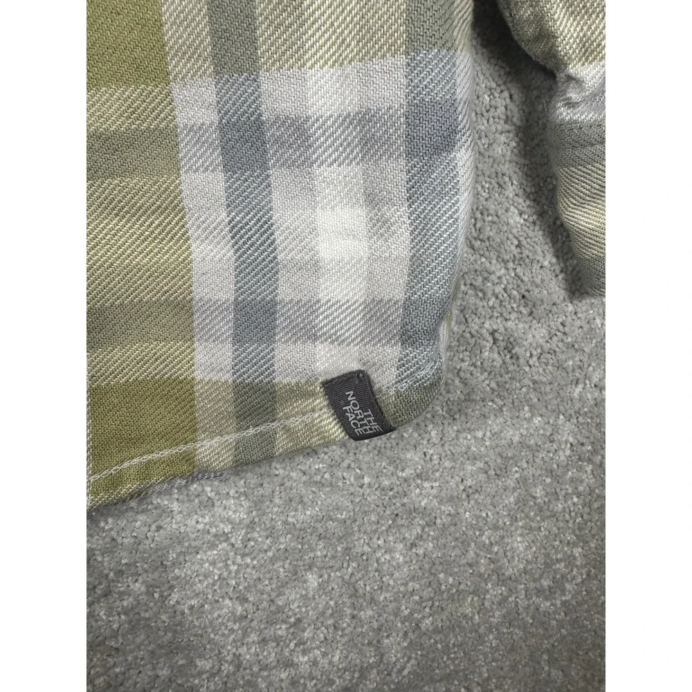 The North Face‎ Hayes Flannel Long Sleeve Shirt Men's XL Yellow Plaid Outdoors**
